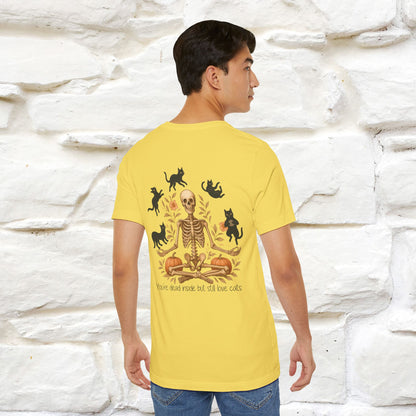 "You're Dead Inside But Still Love Cats " Halloween Cat T-shirt |Nunu&Miao Studio - Nunu&Miao Studio