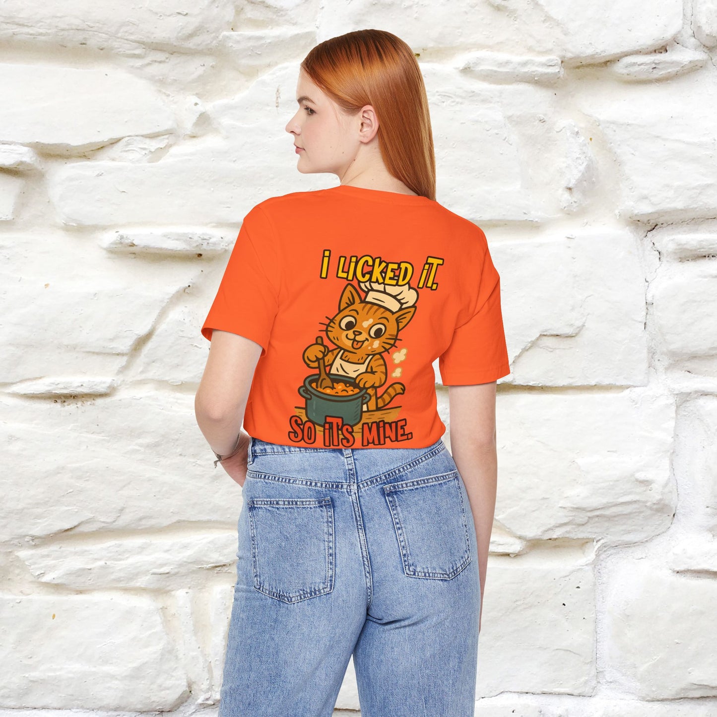 "I Licked It. It's Mine  " |Cat T-Shirt | Nunu&Miao Studio - Nunu&Miao Studio