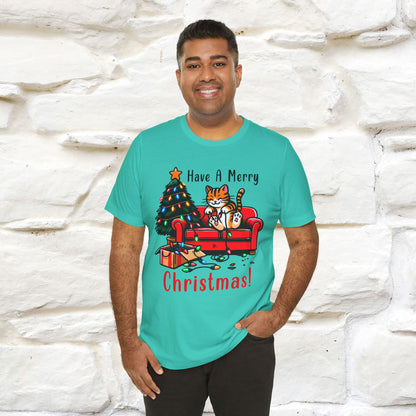 "Have A Merry..." |Funny Cat  T-Shirt | Nunu&Miao Studio