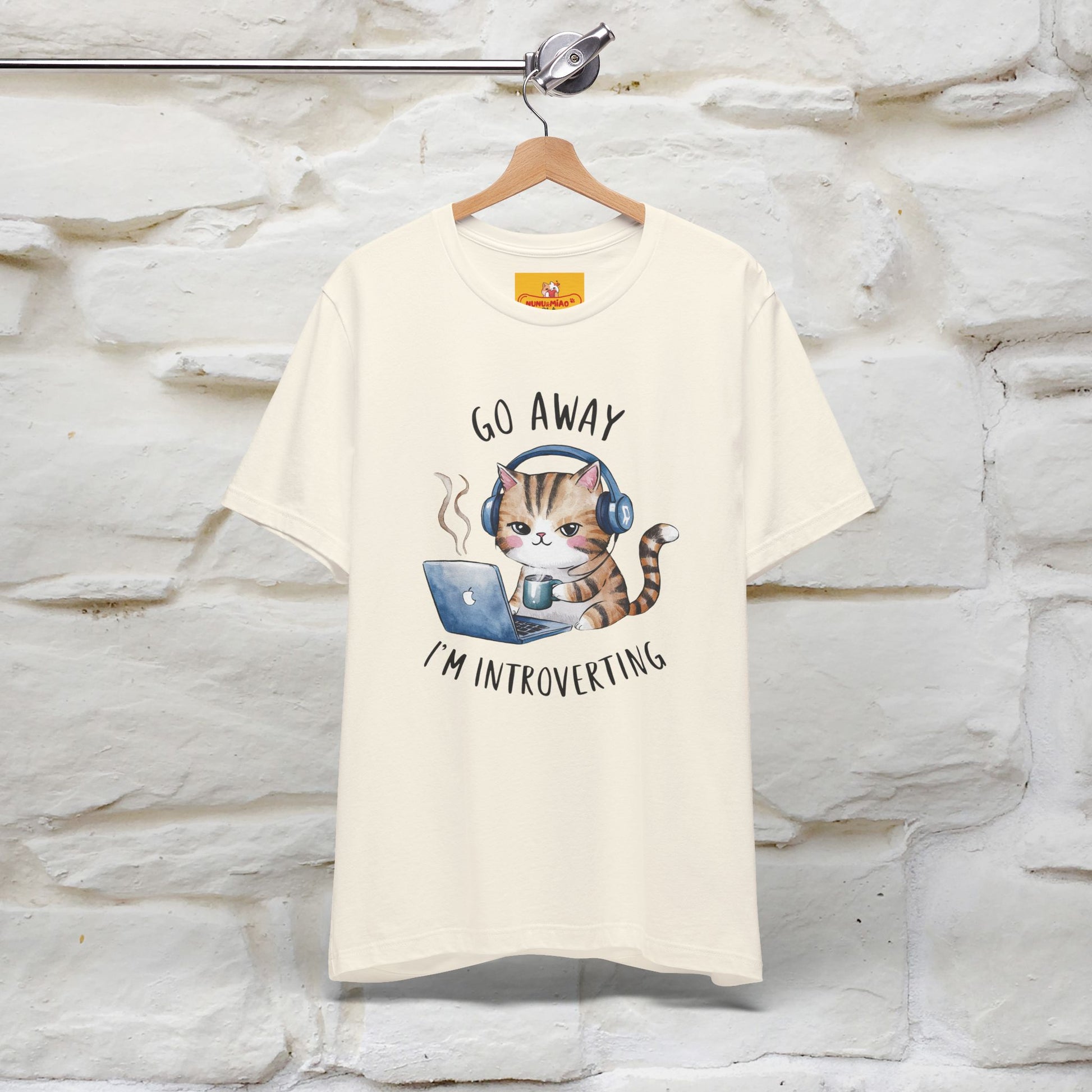''Go Away, I’m Introverting'' | Cat T-Shirt | Nunu&Miao Studio - Nunu&Miao Studio