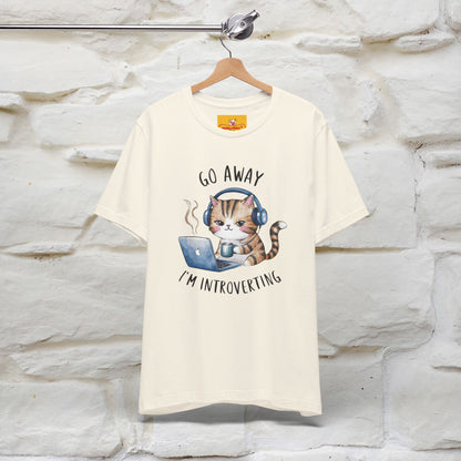 ''Go Away, I’m Introverting'' | Cat T-Shirt | Nunu&Miao Studio - Nunu&Miao Studio
