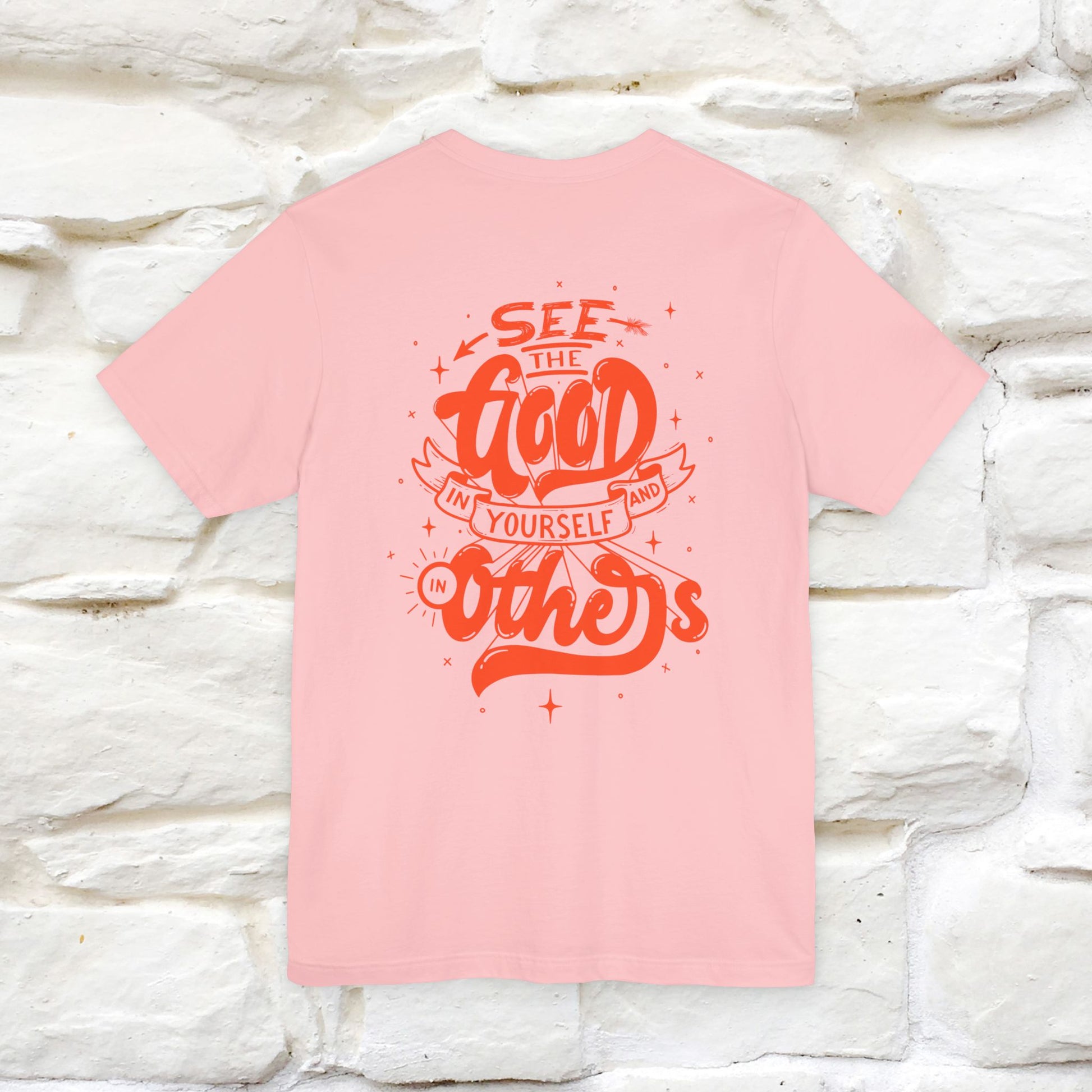 "See the Good in Yourself and Others" Cat T-Shirt | Front & Back Design | Nunu&Miao Studio - Nunu&Miao Studio