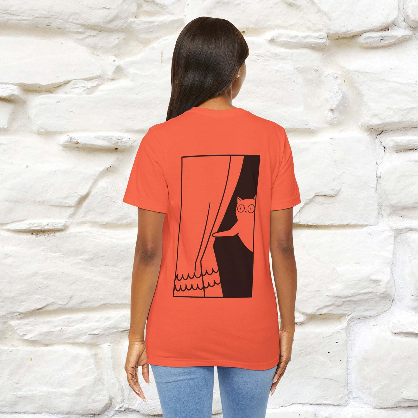 “Don’t trust atoms… they make up everything.” |  Cat T-Shirt | Front & Back Design | Nunu&Miao Studio