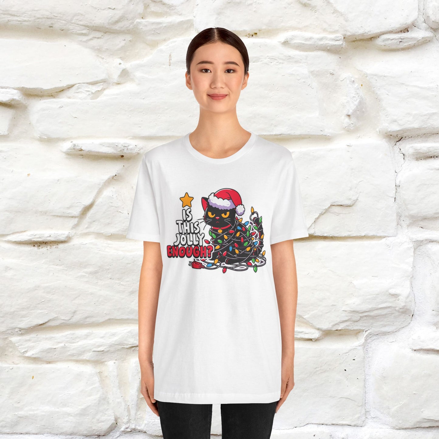 “Is This Jolly Enough?” | Cat T-Shirt | Nunu&Miao Studio
