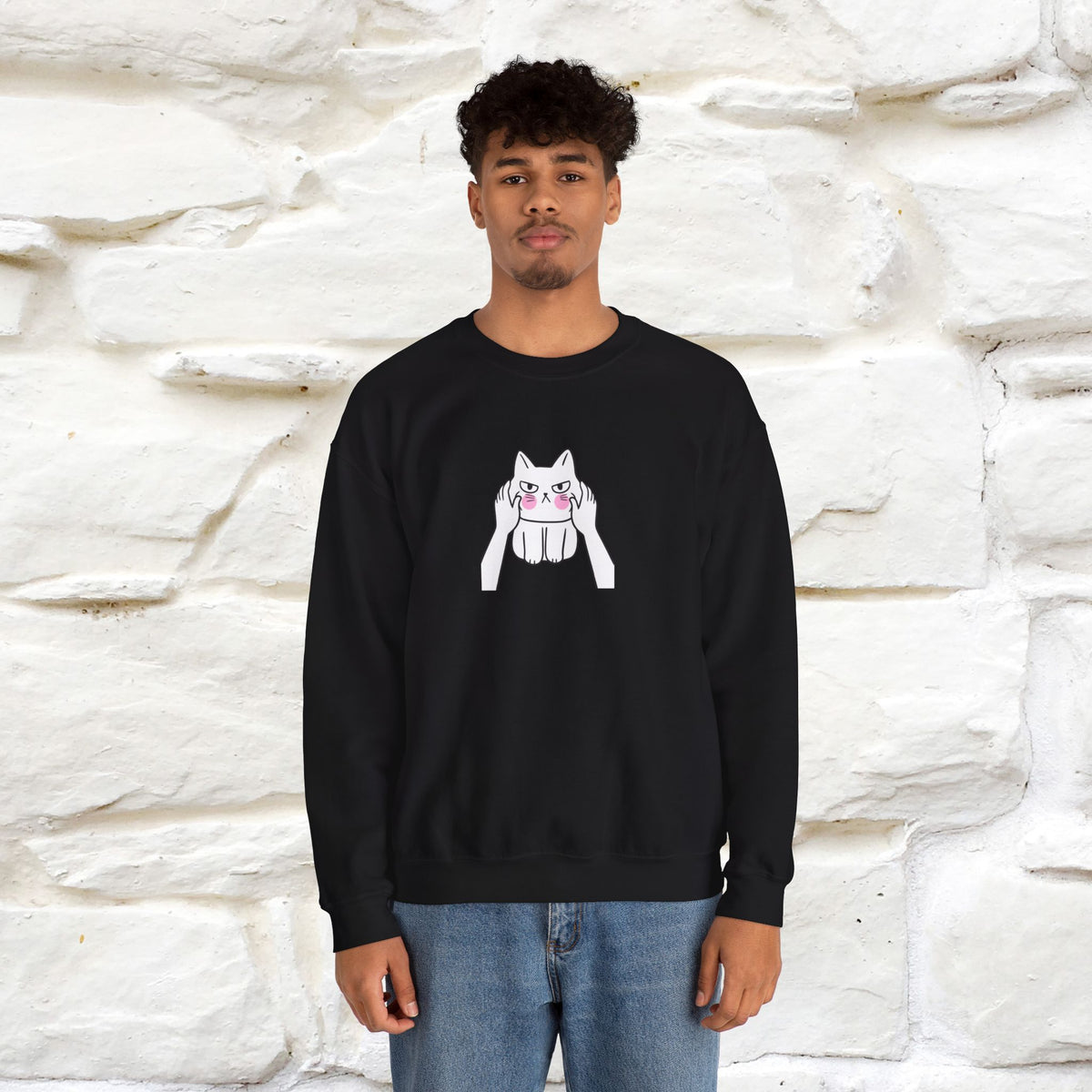 ''Leave Me Alone'' |Cat Sweatshirt | Nunu&Miao Studio