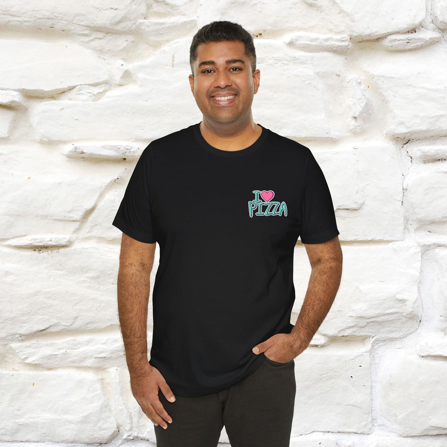 "I Love Pizza"| Cat T-shirt | Nunu&Miao Studio - Nunu&Miao Studio