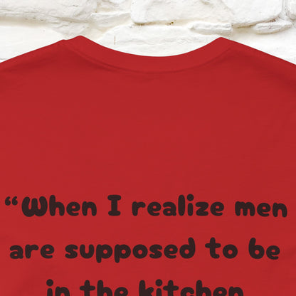 ’“When I realize men are ...." Funny Cat T-Shirt | Nunu&Miao Studio