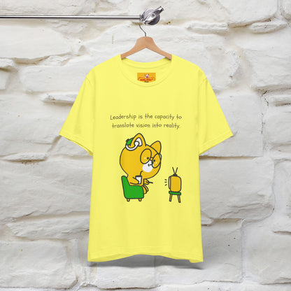 "Leadership Is the Capacity to Translate ..." Cat T-Shirt  | Nunu&Miao Studio - Nunu&Miao Studio