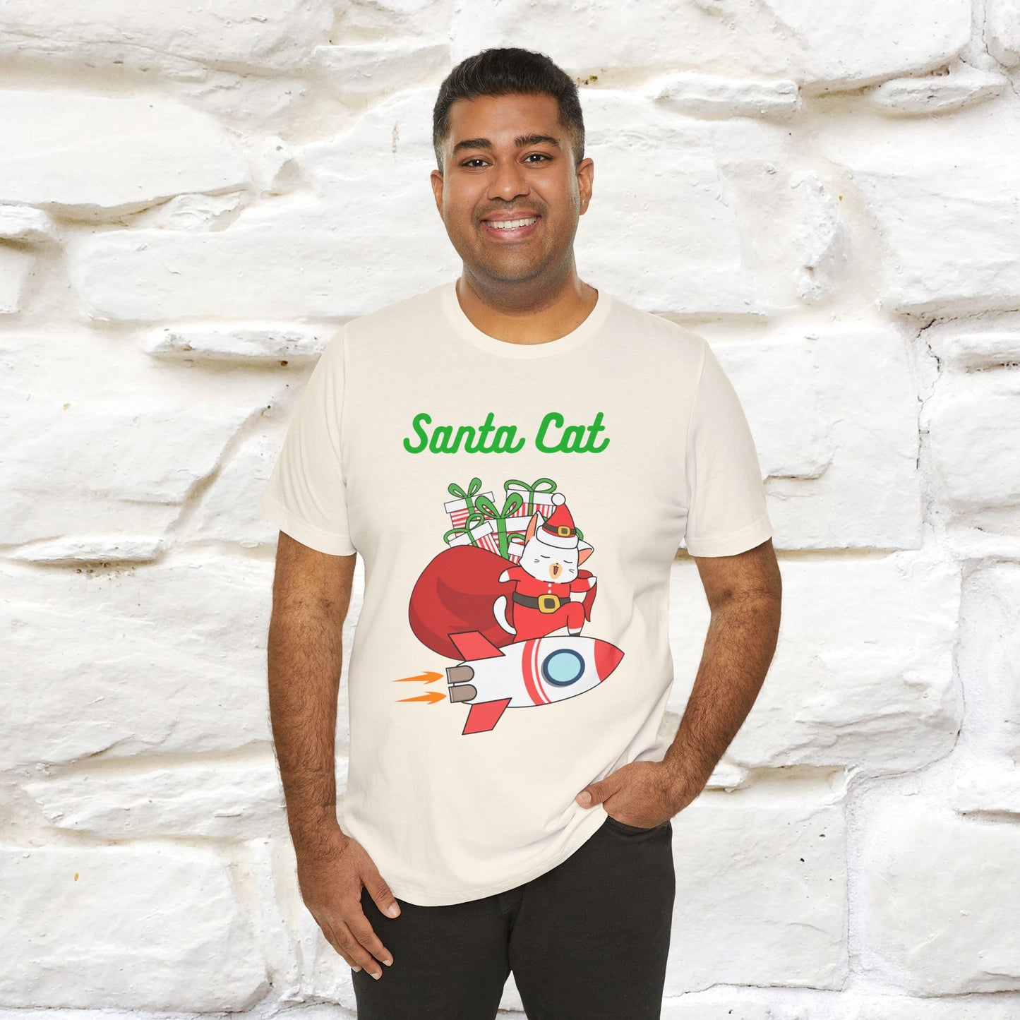 "Funny Santa Cat..." | Cat T-Shirt | Nunu&Miao Studio