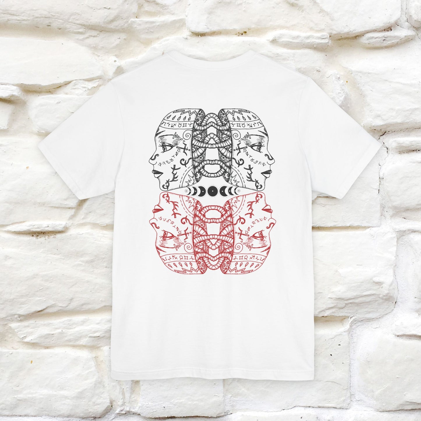 ''Illusion'' Cat T-Shirt Front and Back Design | Nunu&Miao Studio - Nunu&Miao Studio