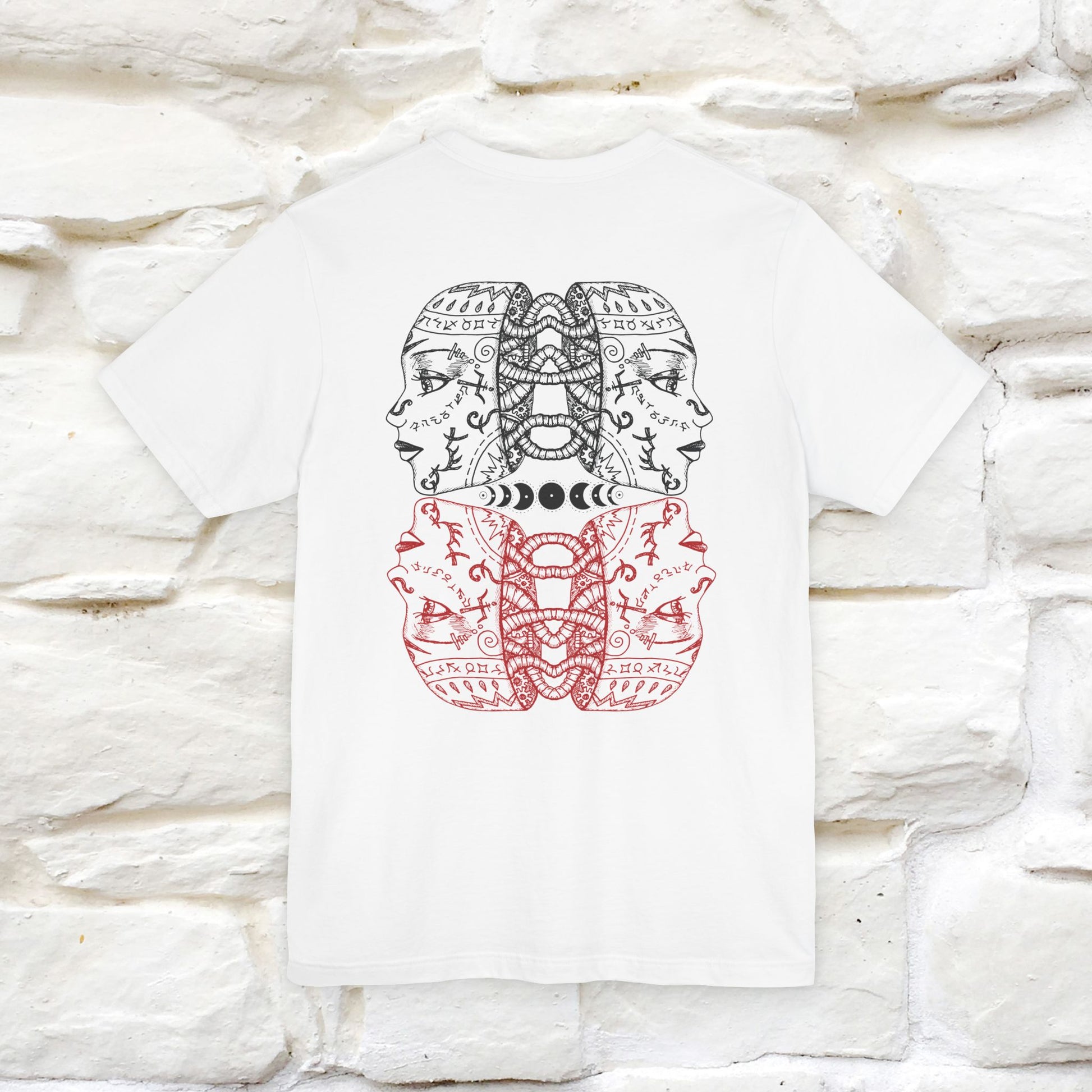 ''Illusion'' Cat T-Shirt Front and Back Design | Nunu&Miao Studio - Nunu&Miao Studio
