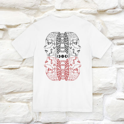 ''Illusion'' Cat T-Shirt Front and Back Design | Nunu&Miao Studio - Nunu&Miao Studio
