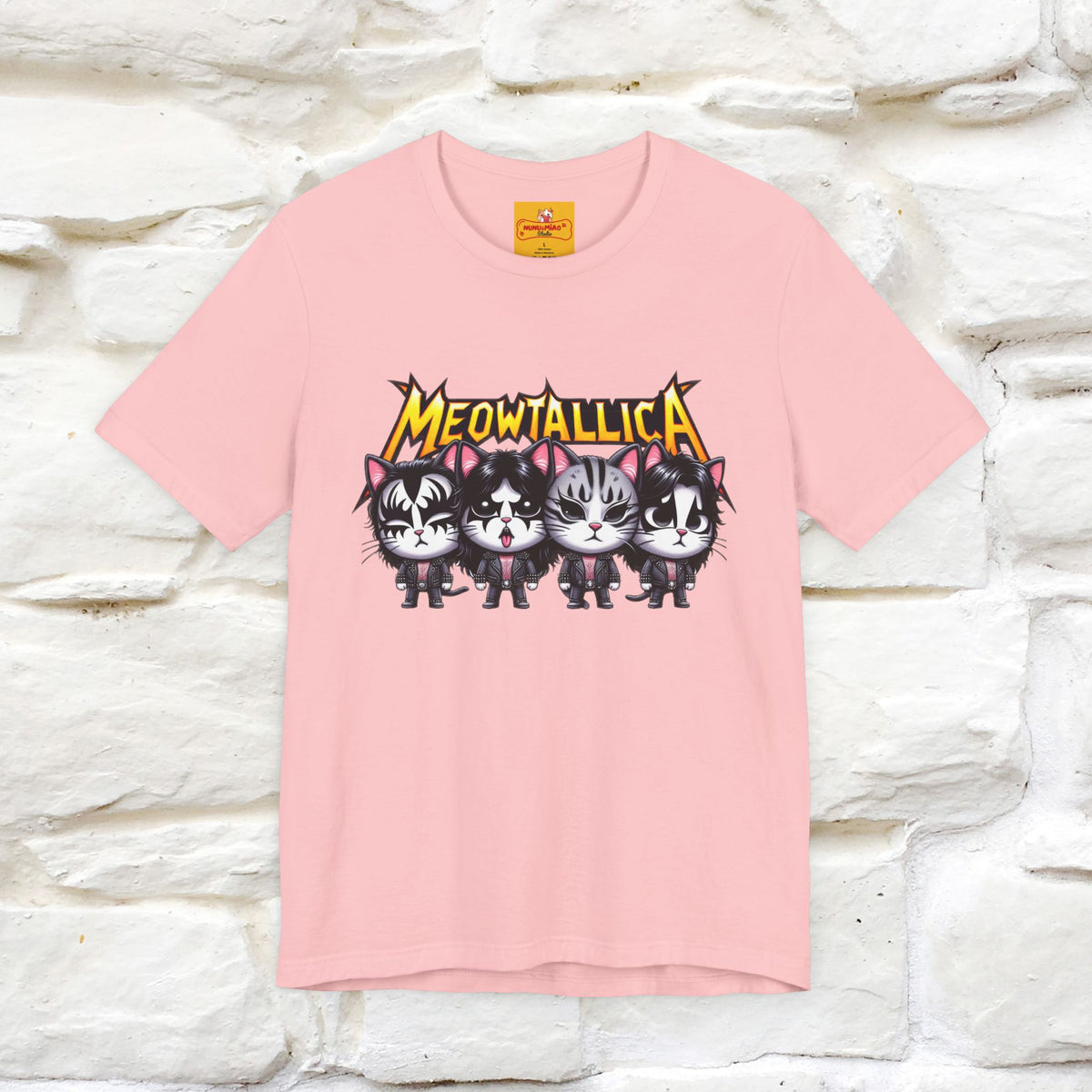 Meowtallica T-Shirt | Rock-Inspired Cat Tee| Nunu&Miao Studio