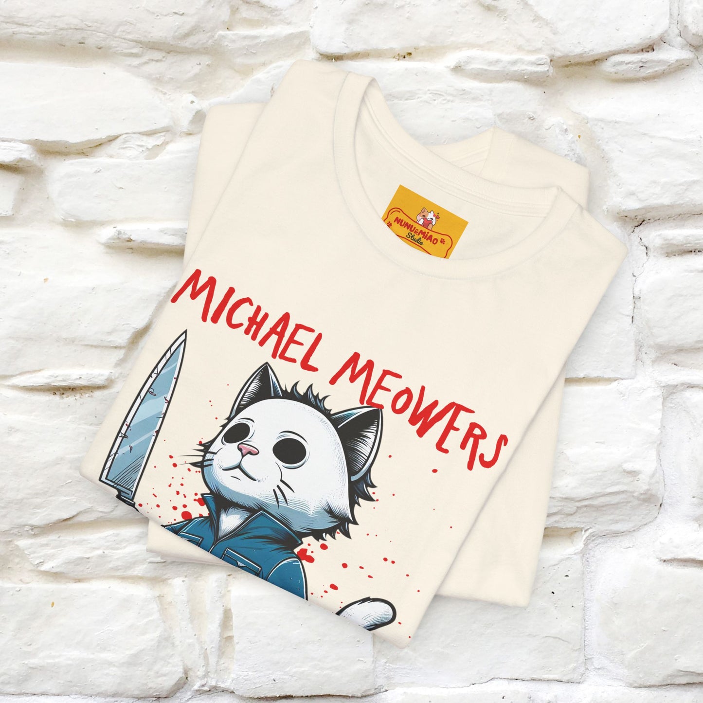 ''Michael Meowers'' Cat T-Shirt |  | Nunu&Miao Studio - Nunu&Miao Studio