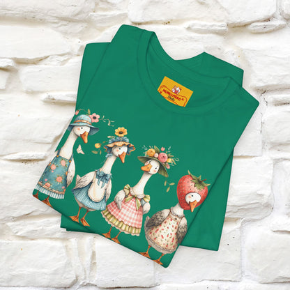 "Just A Silly Goose" Cute T-shirt |Nunu&Miao Studio - Nunu&Miao Studio