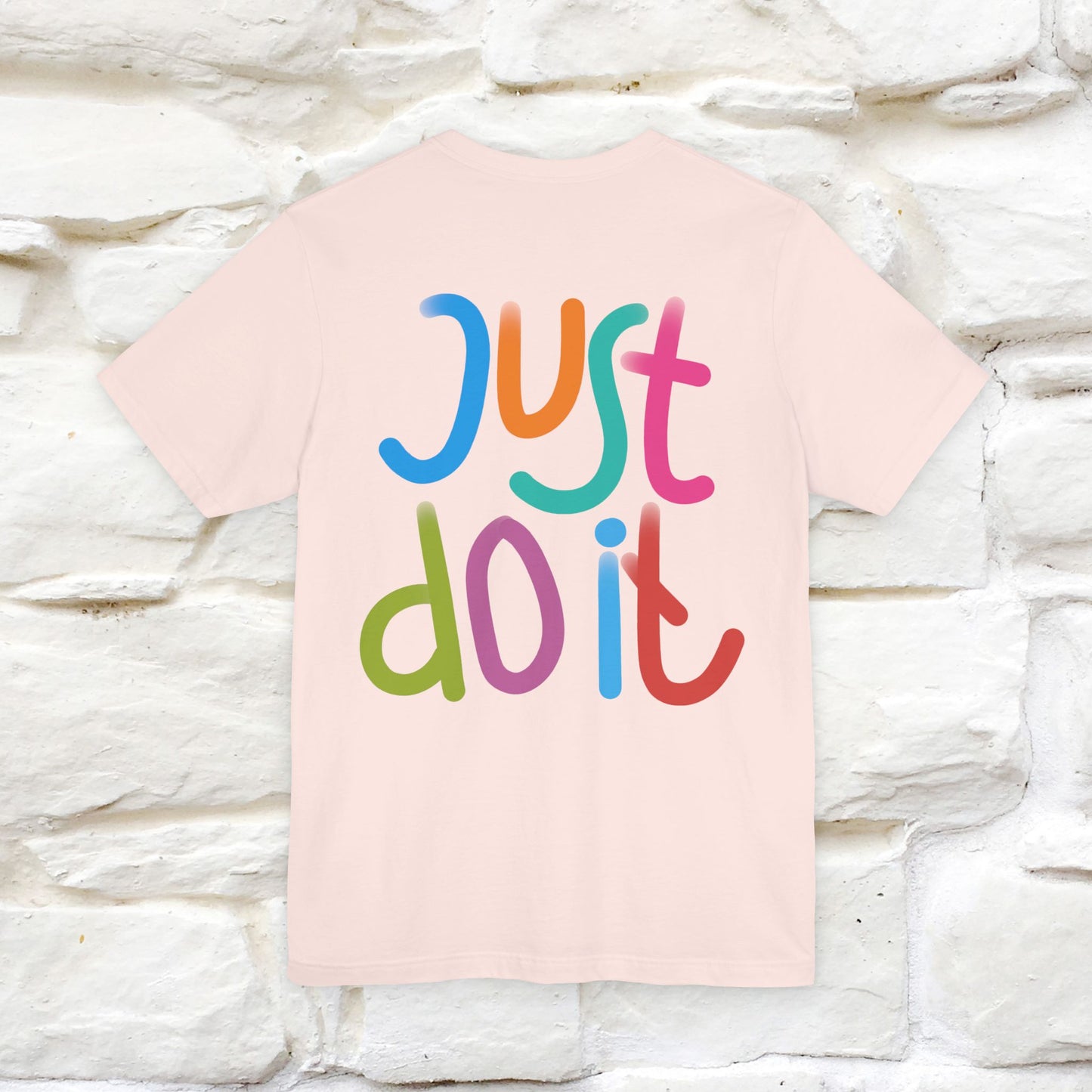 "Yes, Just Do It" Cat T-Shirt| Front & Back Design | Nunu&Miao Studio - Nunu&Miao Studio