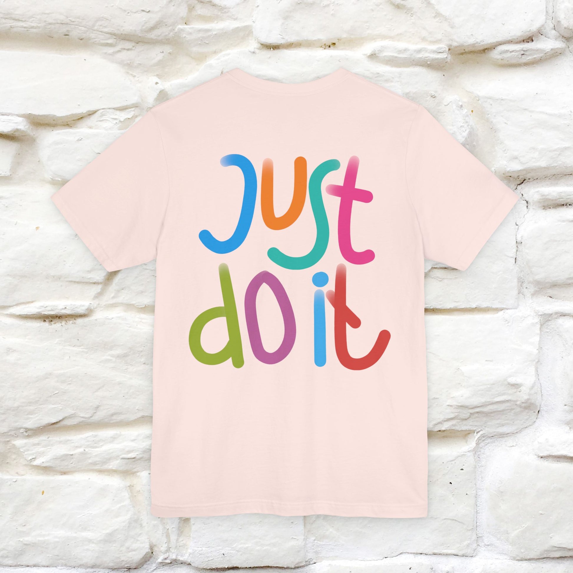 "Yes, Just Do It" Cat T-Shirt| Front & Back Design | Nunu&Miao Studio - Nunu&Miao Studio
