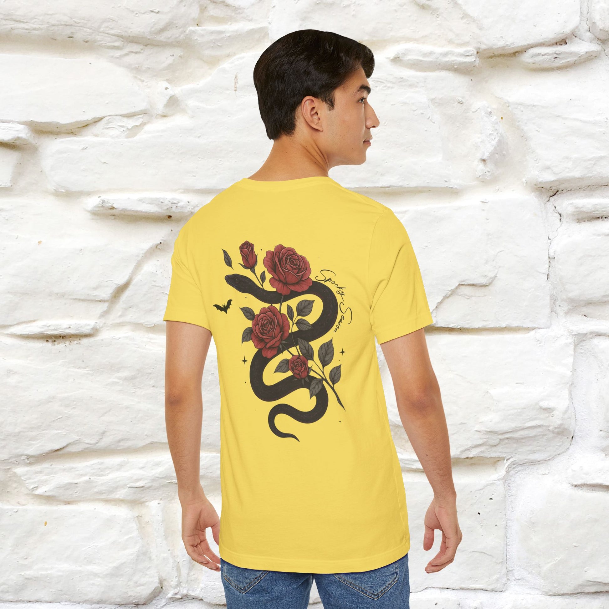 "The Rose and The Snake " Halloween T-shirt |Nunu&Miao Studio - Nunu&Miao Studio