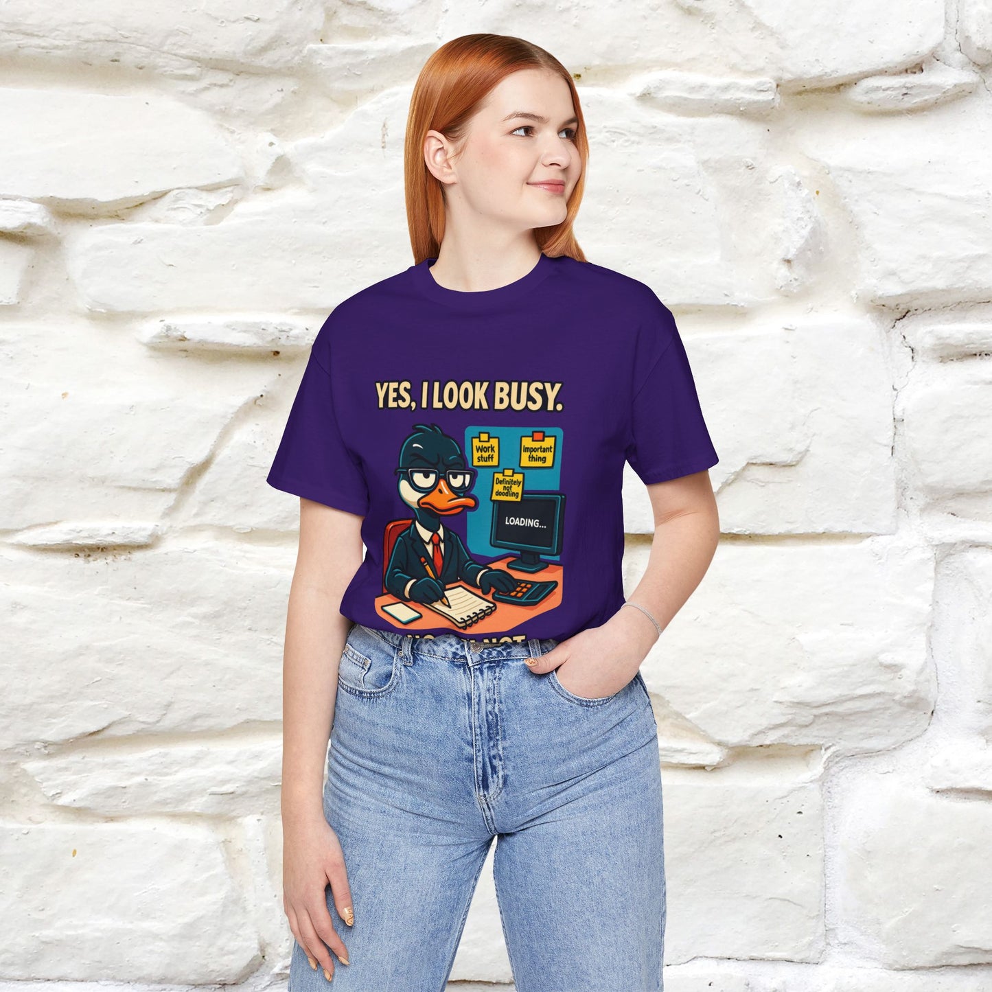 ''Yes, I Look Busy. No I'm Not.''|  Sarcastic Cat T-Shirt | Nunu&Miao Studio