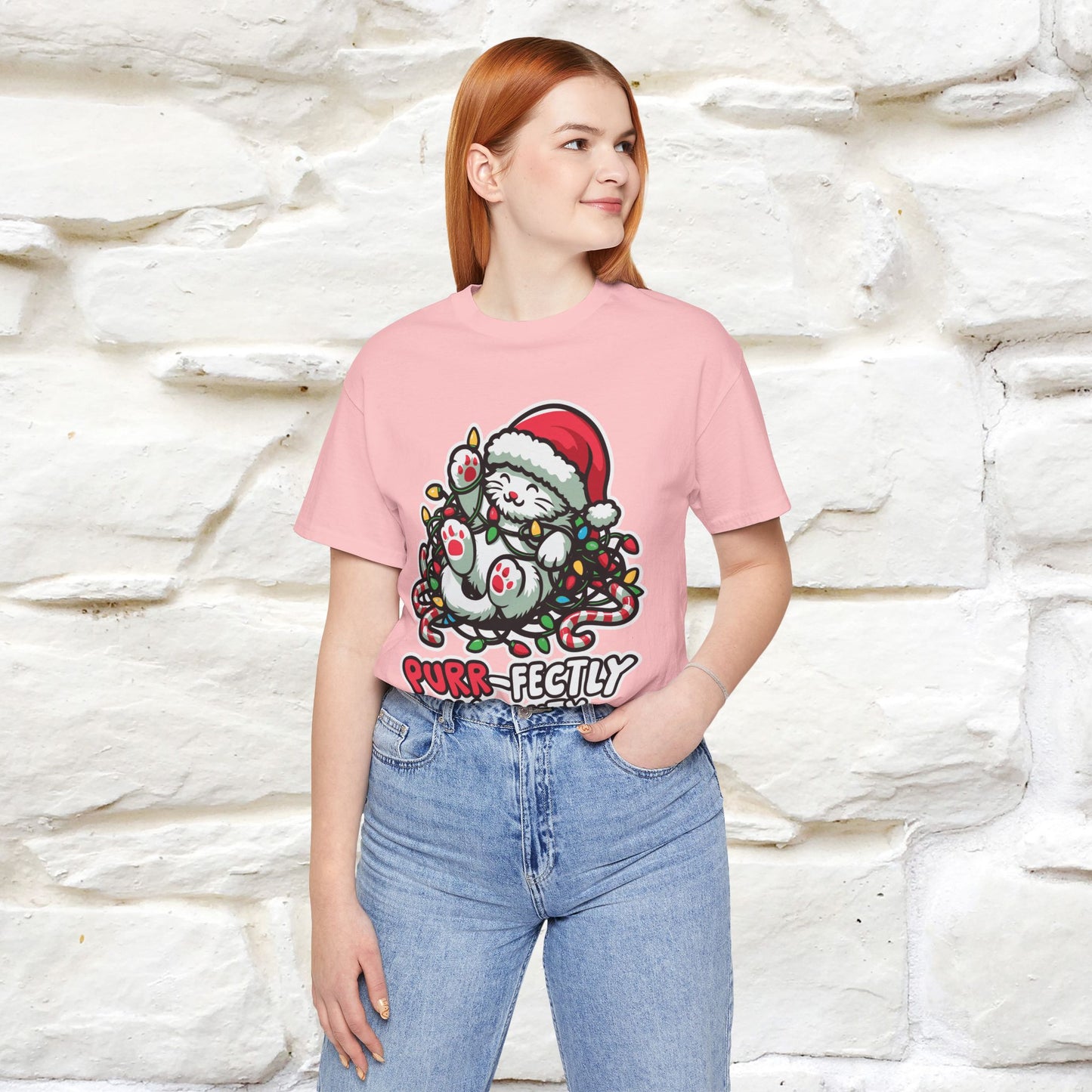 “Purr-Fectly Naughty” | Cat T-Shirt | Nunu&Miao Studio