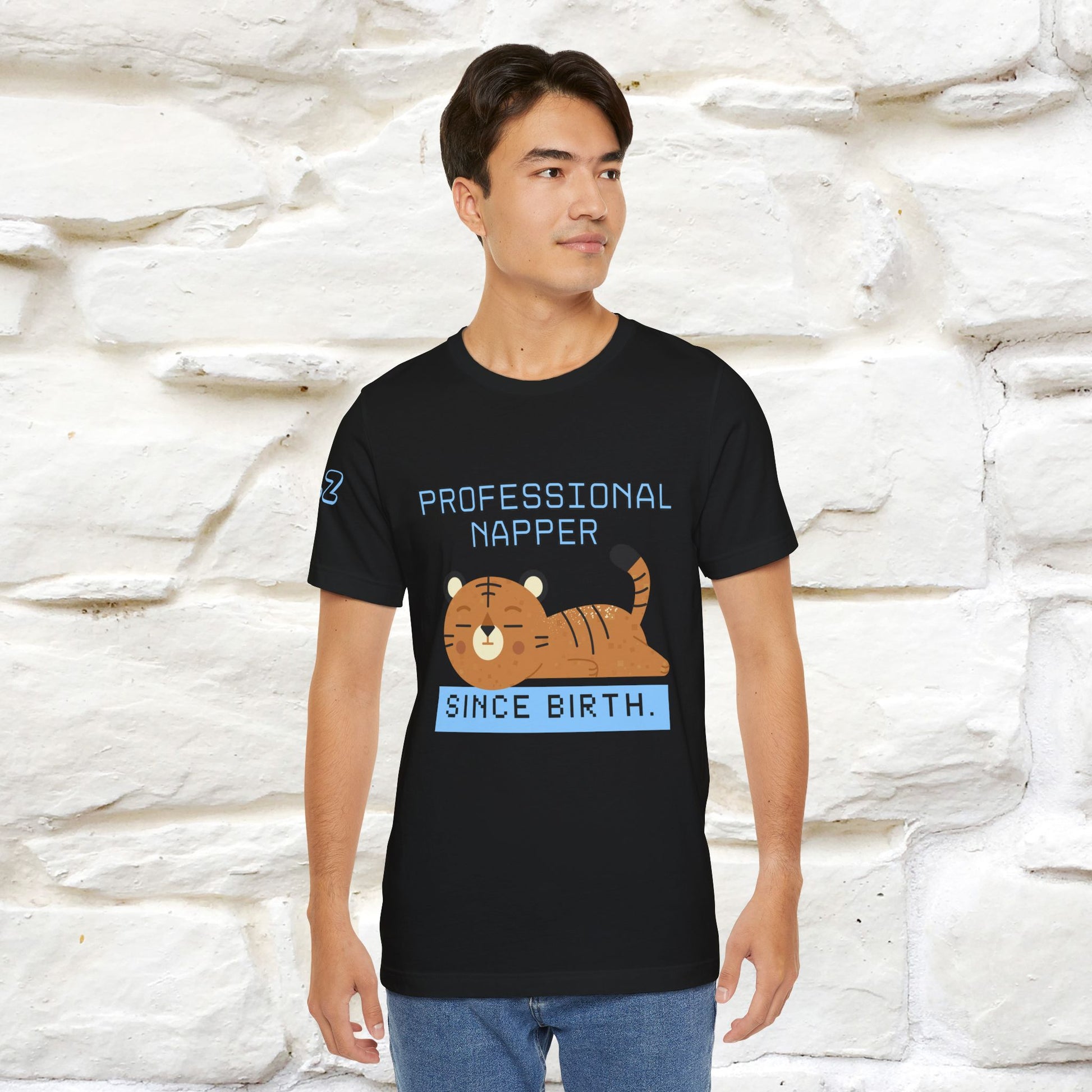 ''Professional napper since birth.''| CatT-Shirt | Nunu&Miao Studio - Nunu&Miao Studio