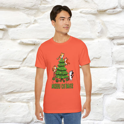 ''Merry Catmas'' | Cattitude Christmas Tee| Nunu&Miao Studio - Nunu&Miao Studio