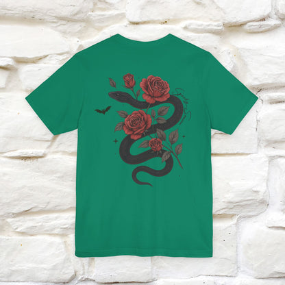 "The Rose and The Snake " Halloween T-shirt |Nunu&Miao Studio - Nunu&Miao Studio