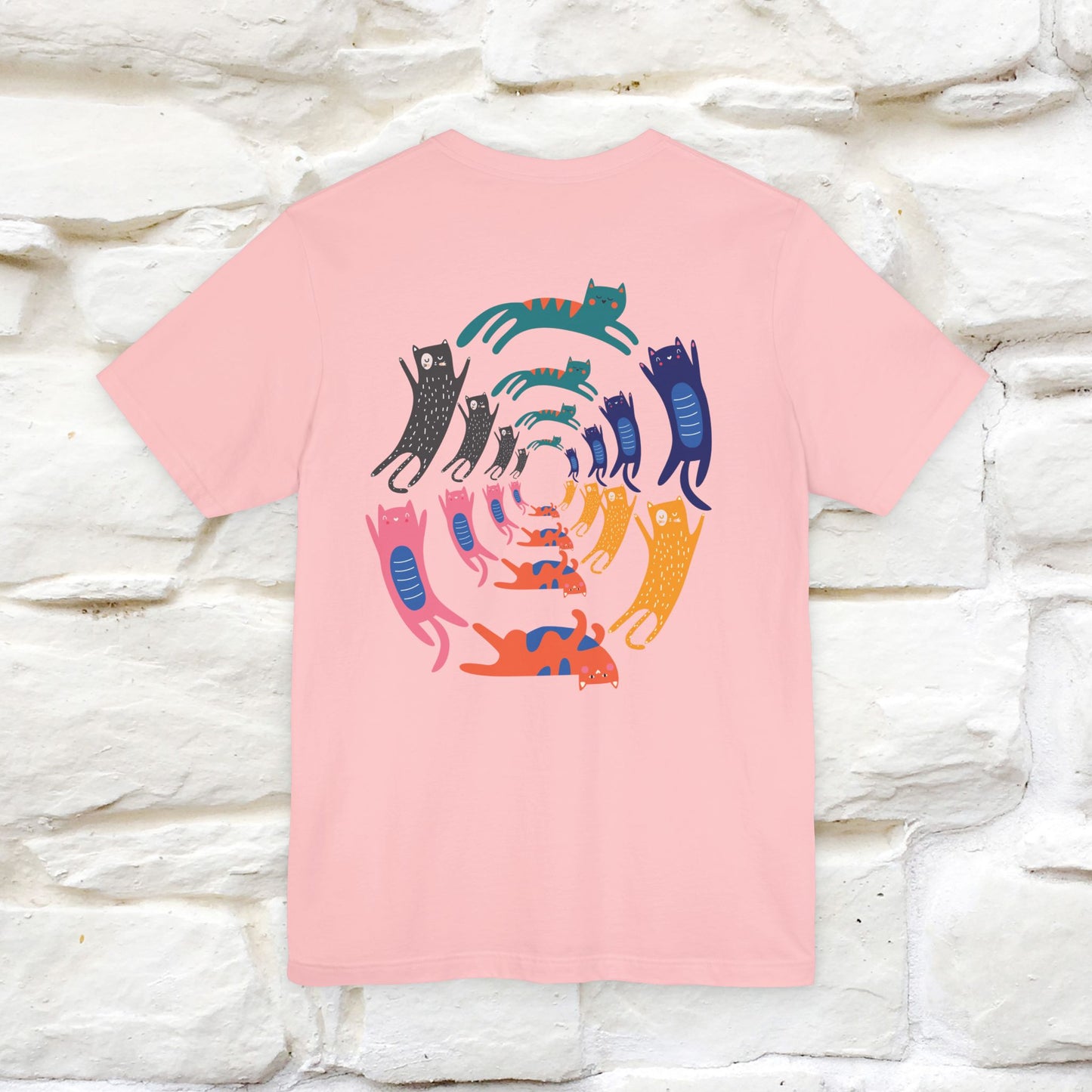 "The Hypnotic Meow'' Cat T-Shirt Front and Back Design | Nunu&Miao Studio - Nunu&Miao Studio