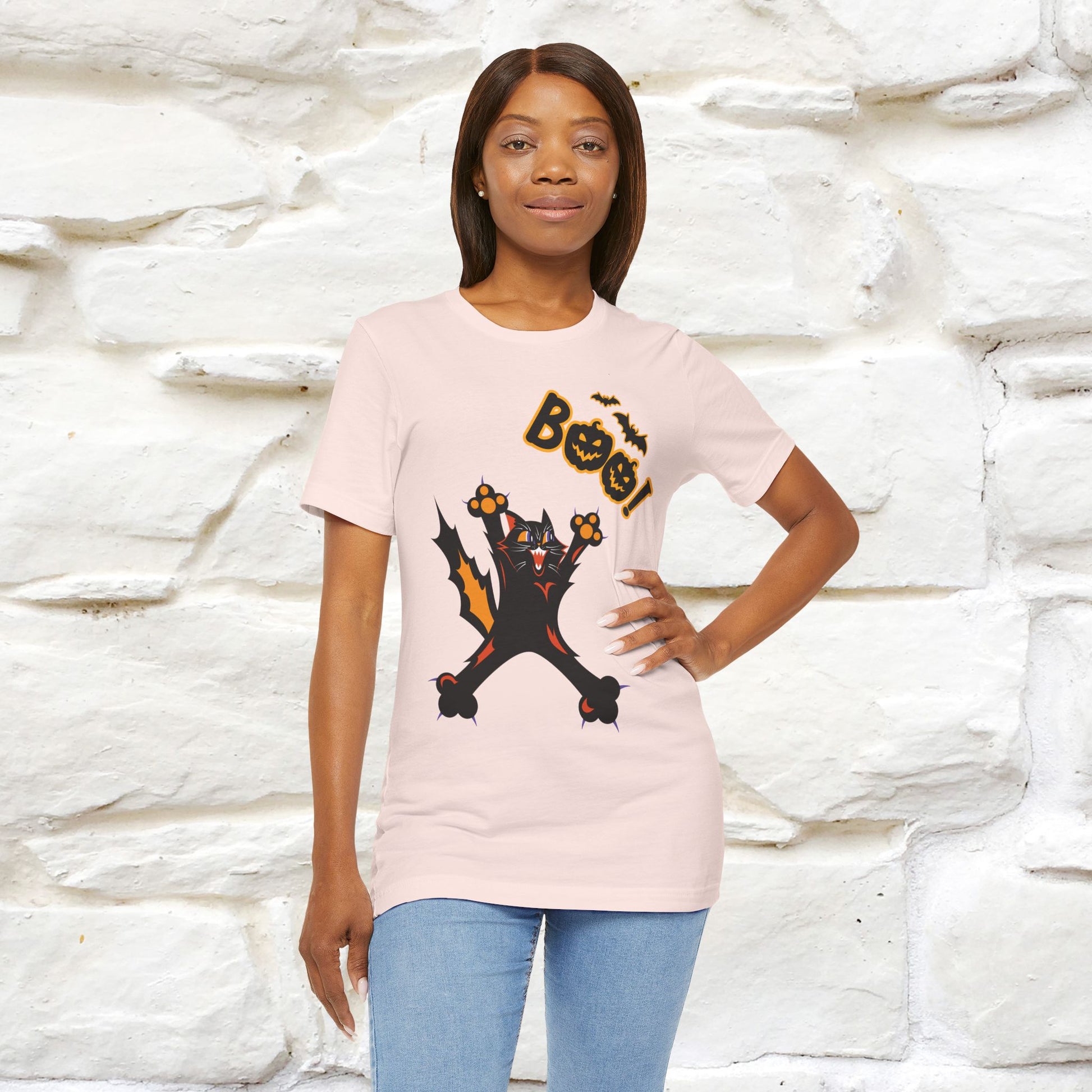 "Boo" Cat  T-shirt |Nunu&Miao Studio - Nunu&Miao Studio