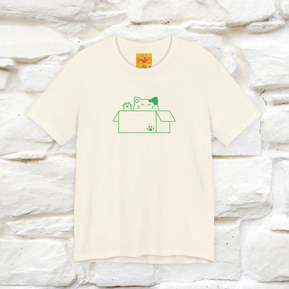 "“Happiness is free. Delivery is extra.” | Cat T-Shirt | Front & Back Design | Nunu&Miao Studio