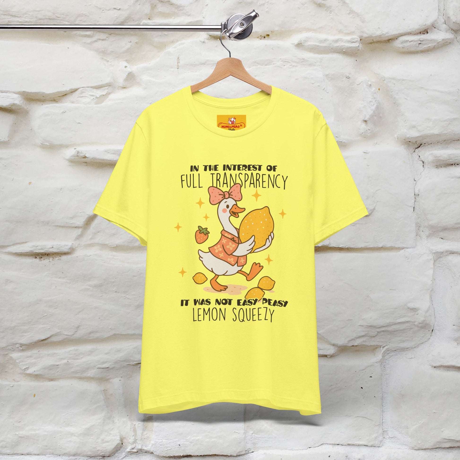 "It Was Not Easy Peasy" Funny T-shirt |Nunu&Miao Studio - Nunu&Miao Studio