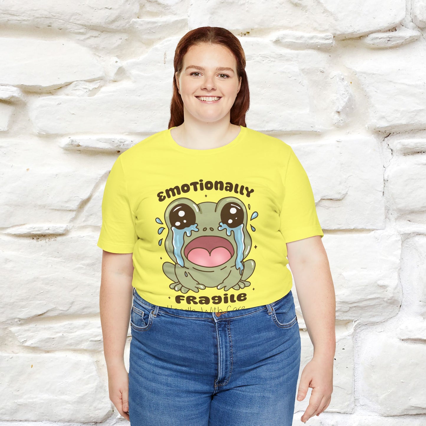 "Emotionally Fragile Handle With Care " Funny T-shirt |Nunu&Miao Studio - Nunu&Miao Studio