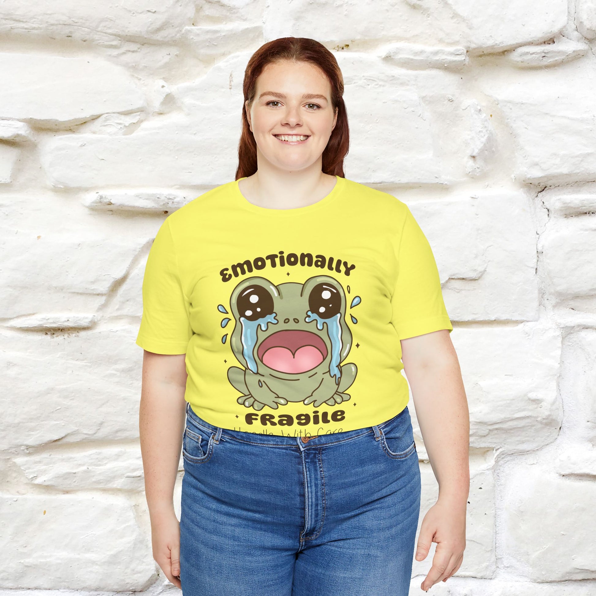 "Emotionally Fragile Handle With Care " Funny T-shirt |Nunu&Miao Studio - Nunu&Miao Studio