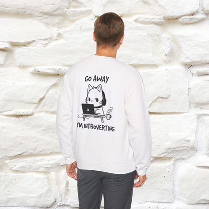 ''Go Away I am Introverting ...'' |Cat Sweatshirt | Nunu&Miao Studio