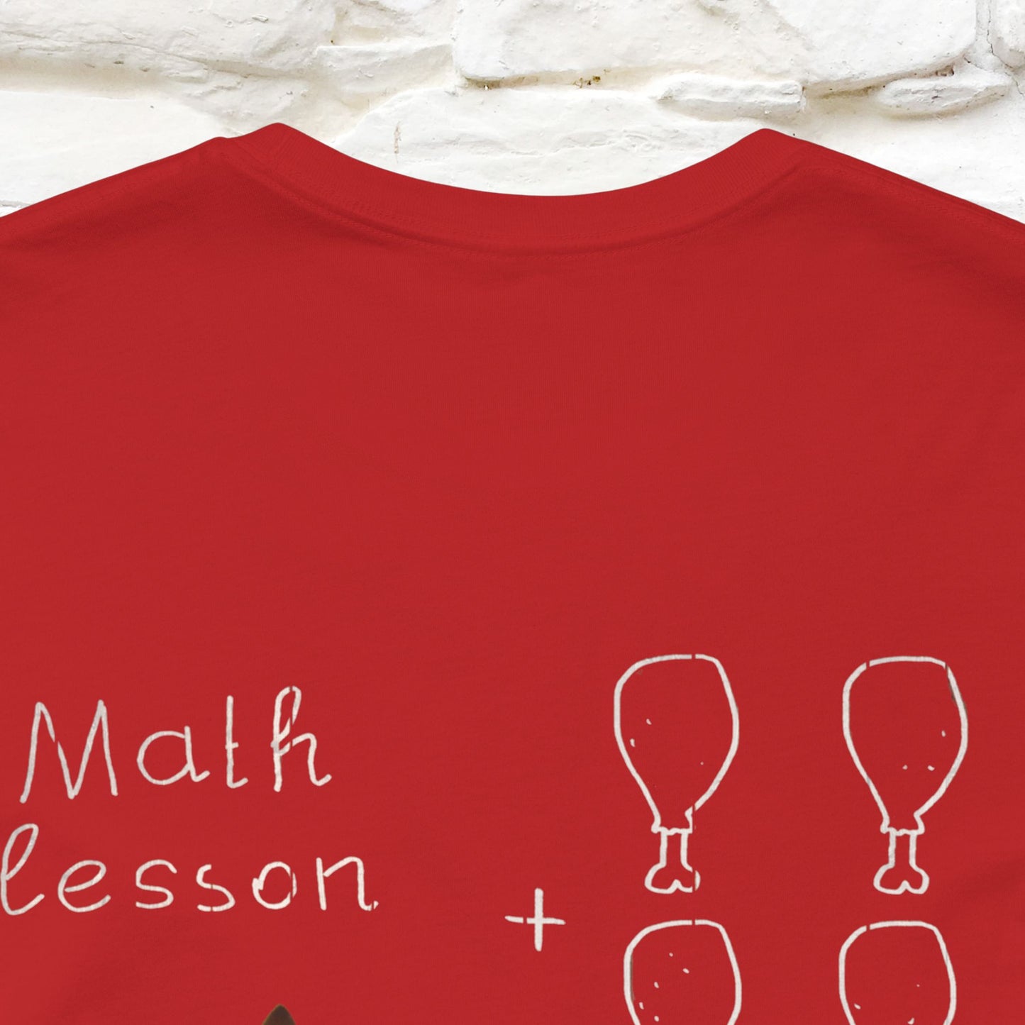 “Math teachers have too many functions.”|  Cat T-Shirt | Front & Back Design | Nunu&Miao Studio