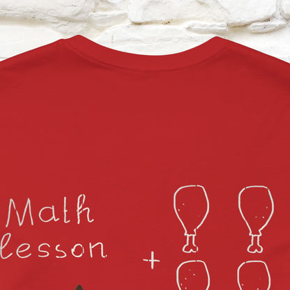 “Math teachers have too many functions.”|  Cat T-Shirt | Front & Back Design | Nunu&Miao Studio