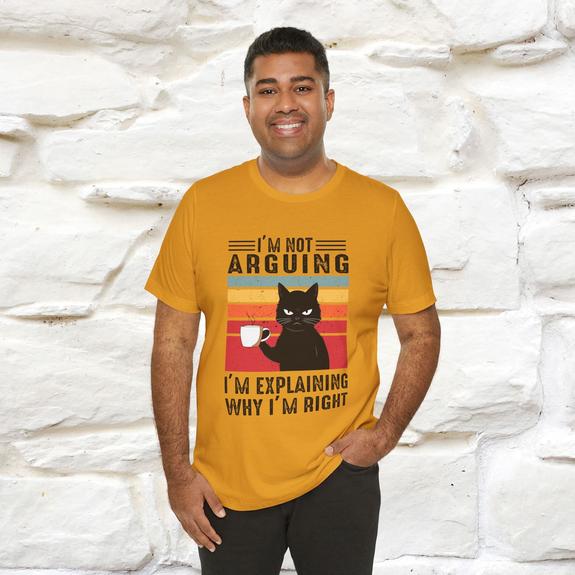 I’m Not Arguing, I’m Explaining Why I’m Right Cat T-Shirt  Nunu&Miao Studio - Nunu&Miao Studio