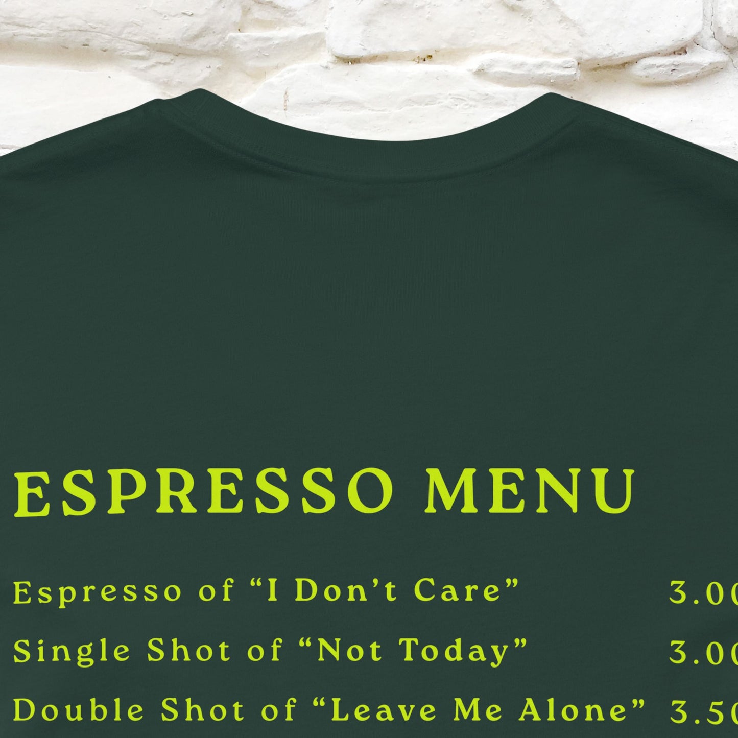 "More Espresso Less Depresso" |Cat T-Shirt | Nunu&Miao Studio - Nunu&Miao Studio