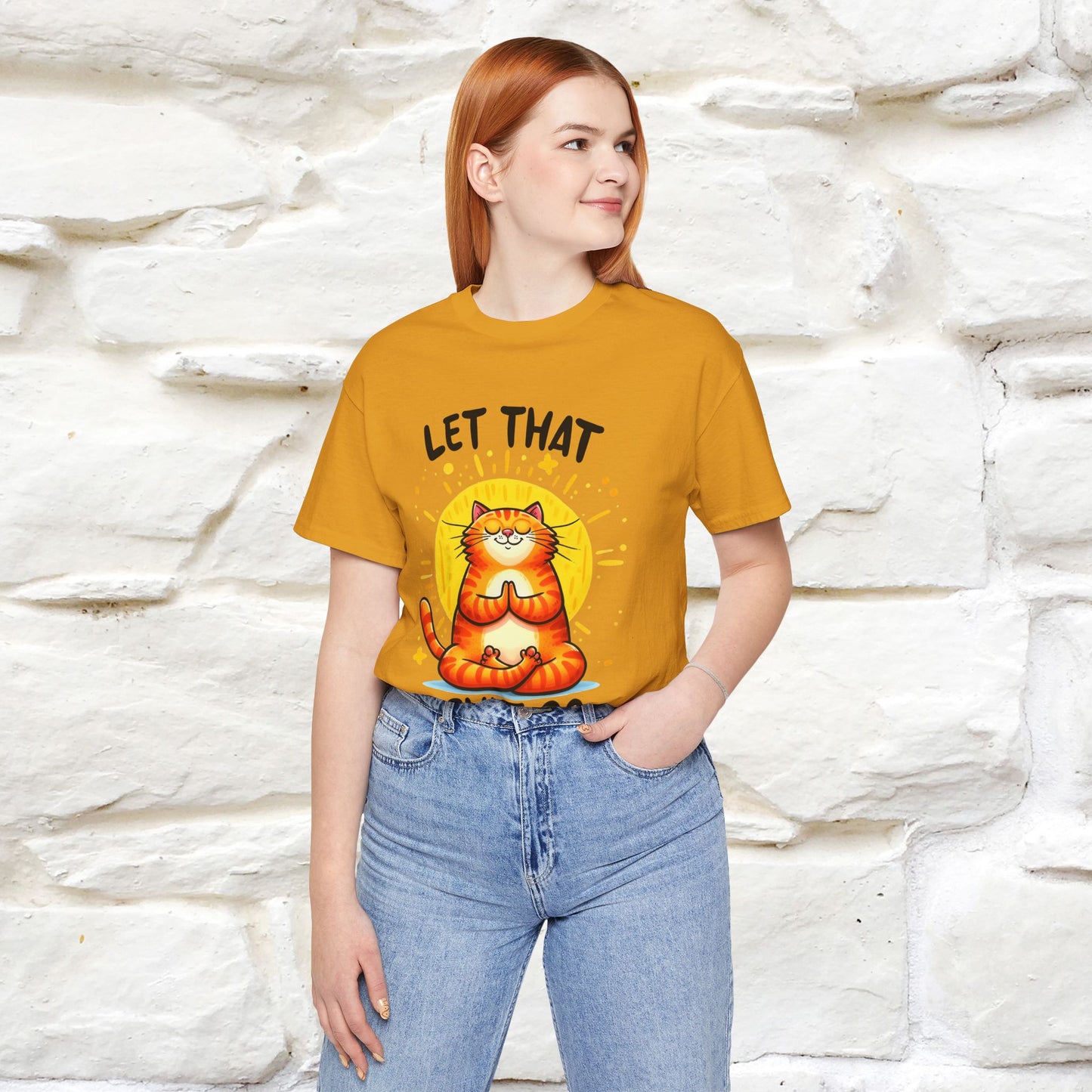 "Let That Sh*t Go" Cat T-shirt |Nunu&Miao Studio - Nunu&Miao Studio