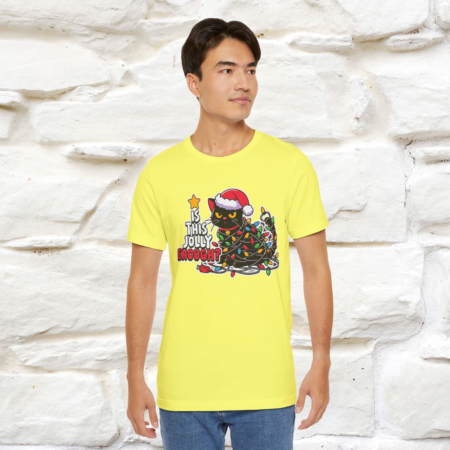 “Is This Jolly Enough?” | Cat T-Shirt | Nunu&Miao Studio