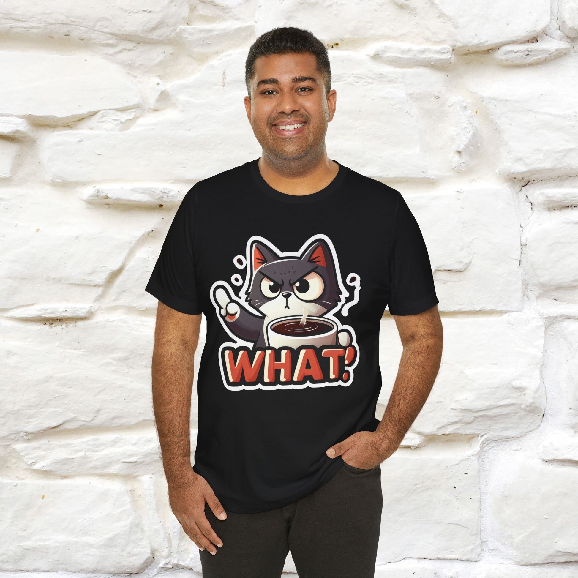 ''What !'' | Cat T-Shirt  | Nunu&Miao Studio - Nunu&Miao Studio