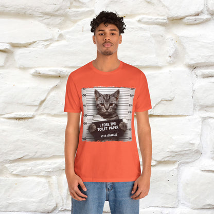 ''I Tore The Toilet Paper'' | Funny Cat T-Shirt | Nunu&Miao Studio - Nunu&Miao Studio