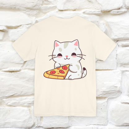 "I Love Pizza"| Cat T-shirt | Nunu&Miao Studio - Nunu&Miao Studio