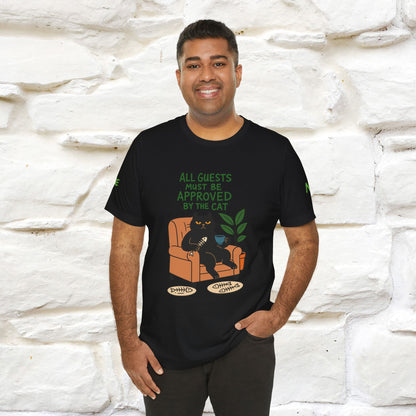 "All Guest Must Be Approved By The Cat - NO,MAYBE" Cat T-shirt |Nunu&Miao Studio