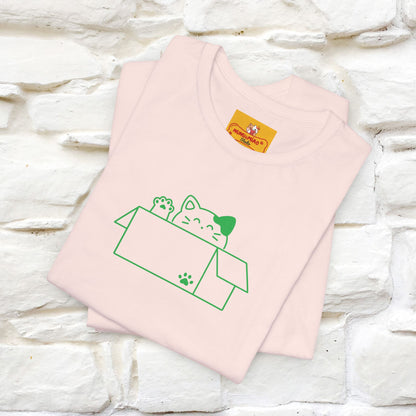 "“Happiness is free. Delivery is extra.” | Cat T-Shirt | Front & Back Design | Nunu&Miao Studio