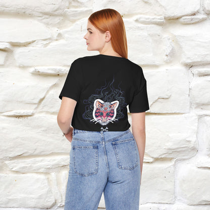 ''Air Fire Cat'' | Cat T-Shirt Front and Back Design | Nunu&Miao Studio - Nunu&Miao Studio