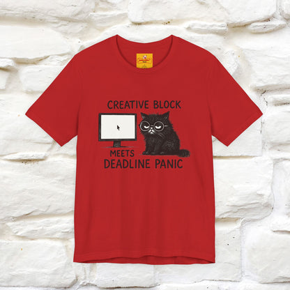 "Creative Block Meets Deadline..." |Cat T-Shirt | Nunu&Miao Studio