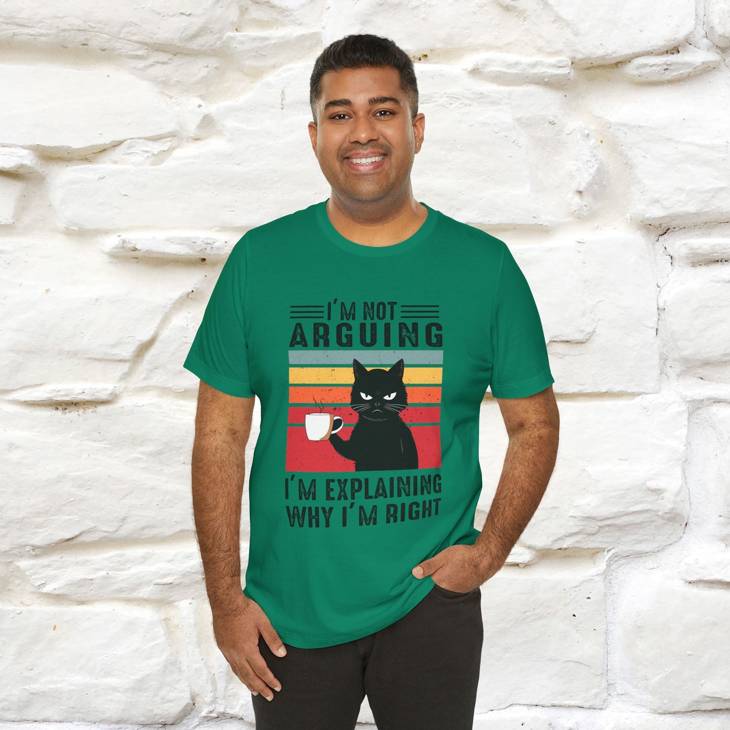 I’m Not Arguing, I’m Explaining Why I’m Right Cat T-Shirt  Nunu&Miao Studio - Nunu&Miao Studio