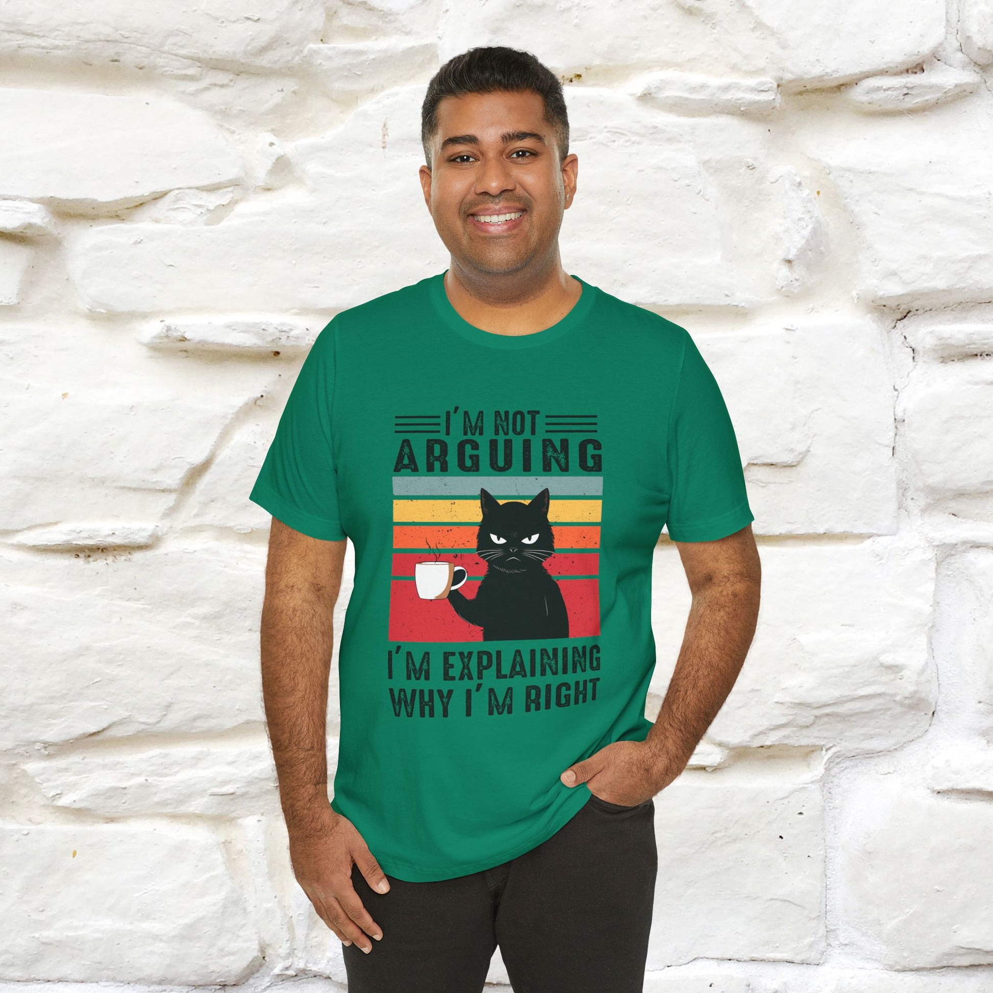 I’m Not Arguing, I’m Explaining Why I’m Right Cat T-Shirt  Nunu&Miao Studio - Nunu&Miao Studio