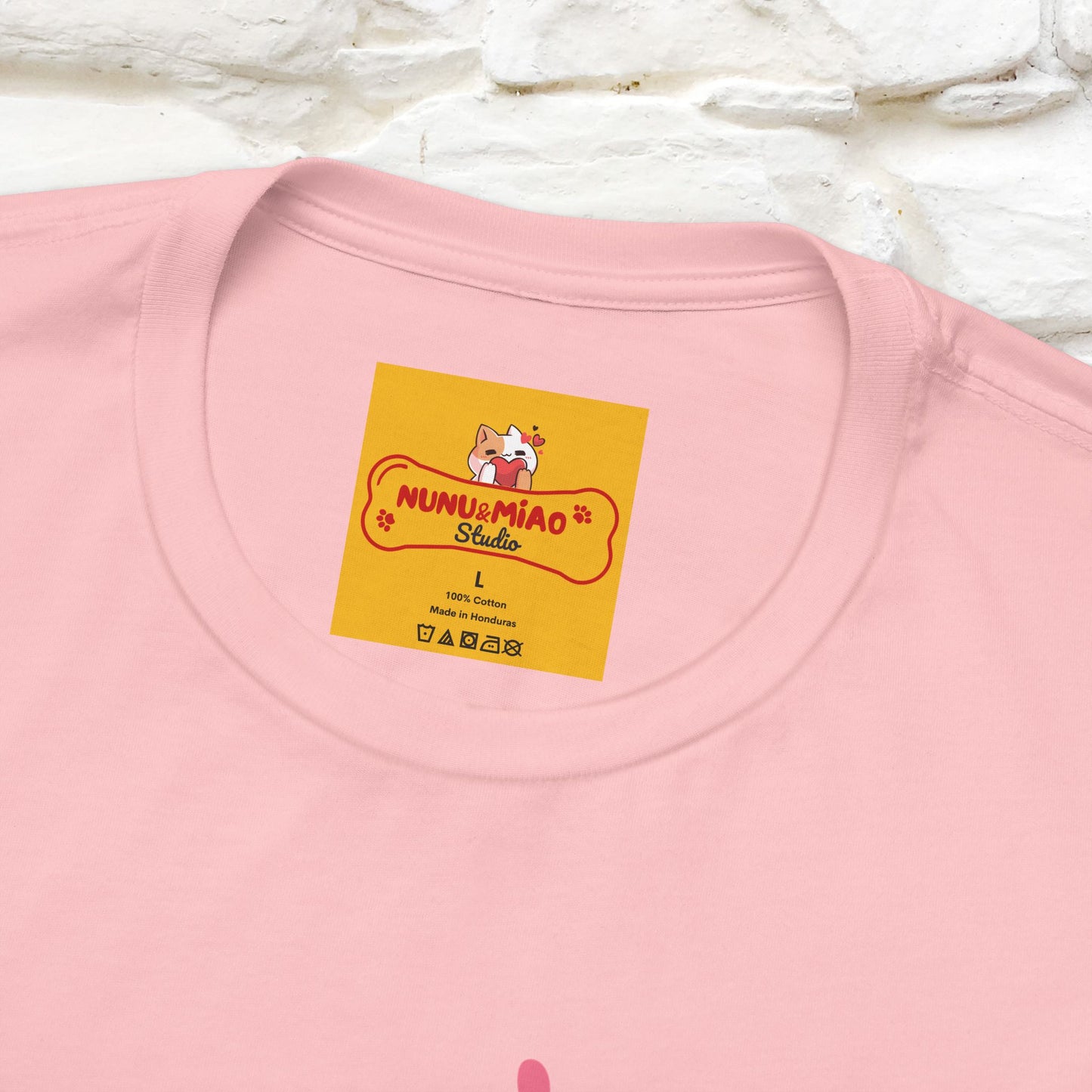 ''The Power Of Meow'' Cat T-Shirt Front and Back Design | Nunu&Miao Studio - Nunu&Miao Studio